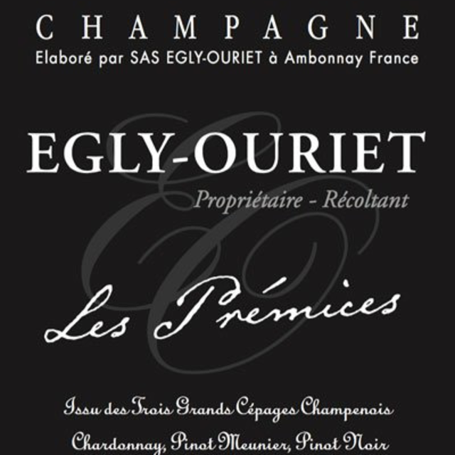 Egly Ouriet Champagne Les Premices Extra Brut - Click Image to Close